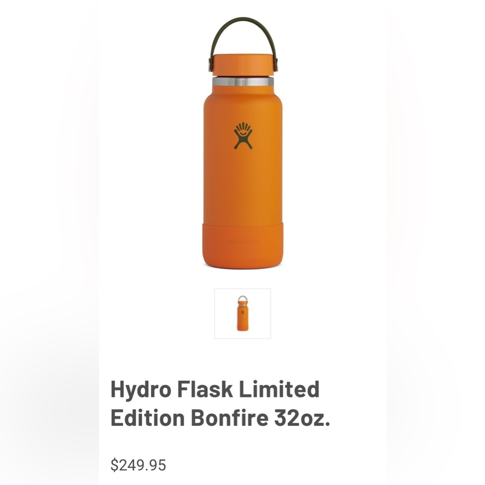 Hydro Flask Bright Orange Bottle